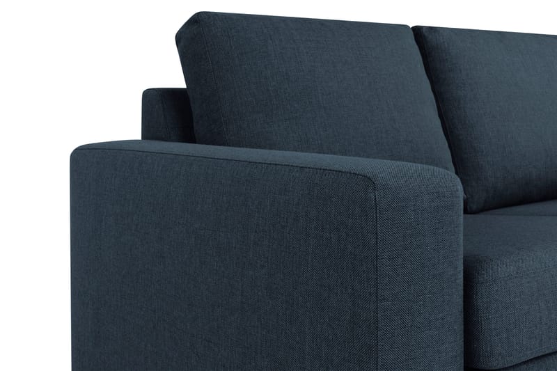 Crazy 3-sits Vändbar L-formad Divansoffa i Tyg - Blå - Products - Möbler - Soffa - Divansoffa & schäslongsoffa - 3 sits soffa med divan