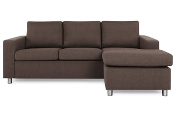 Crazy 3-sits Vändbar L-formad Divansoffa i Tyg