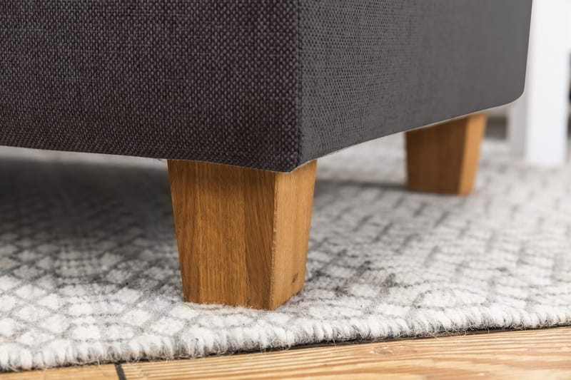 Crazy 3-sits Vändbar L-formad Divansoffa i Tyg - Mörkgrå - Products - Möbler - Soffa - Divansoffa & schäslongsoffa - 3 sits soffa med divan