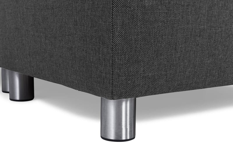 Crazy 4-sits Högervänd L-formad Schäslongsoffa i Tyg - Antracit - Products - Möbler - Soffa - Divansoffa & schäslongsoffa - 3 sits soffa med divan