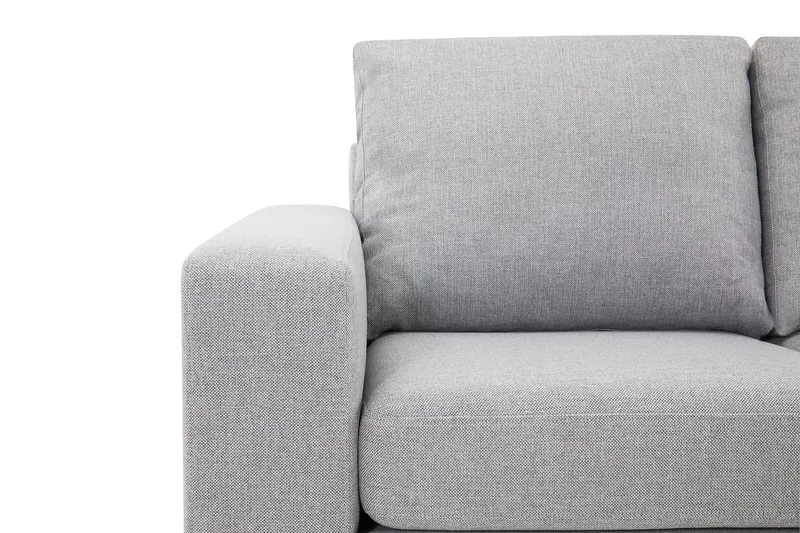 Crazy 4-sits Högervänd L-formad Schäslongsoffa i Tyg - Grå - Products - Möbler - Soffa - Divansoffa & schäslongsoffa - 3 sits soffa med divan