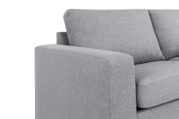 Crazy 4-sits Högervänd L-formad Schäslongsoffa i Tyg - Grå - Products - Möbler - Soffa - Divansoffa & schäslongsoffa - 3 sits soffa med divan