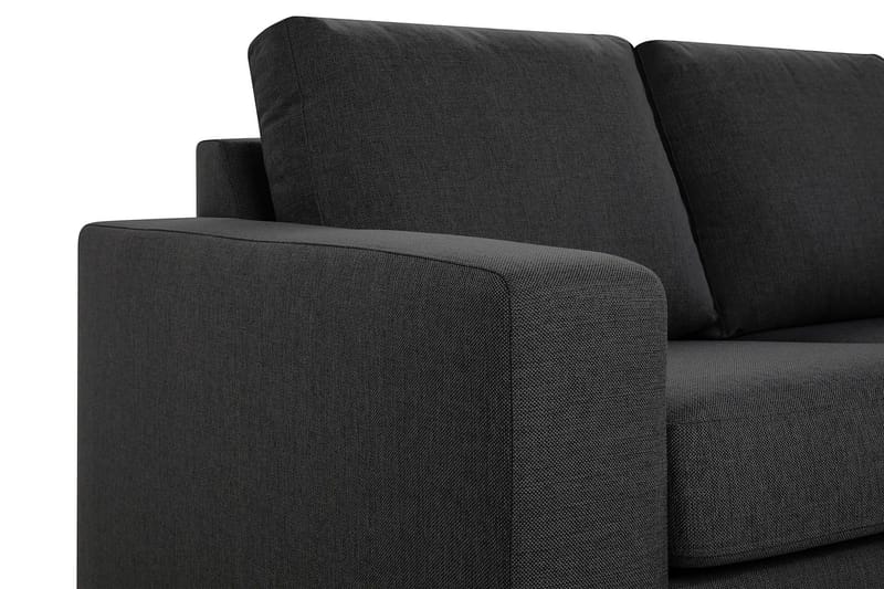 Crazy 4-sits Högervänd L-formad Schäslongsoffa i Tyg - Mörkgrå - Products - Möbler - Soffa - Divansoffa & schäslongsoffa - 3 sits soffa med divan