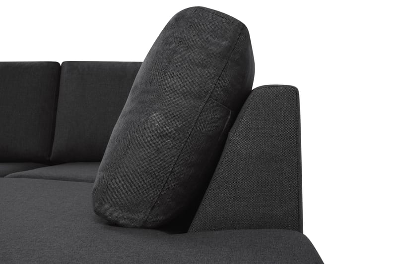 Crazy 4-sits Högervänd U-formad Large Soffa med Divan och Schäslong i Tyg - Antracit - Products - Möbler - Soffa - Divansoffa & schäslongsoffa - 3 sits soffa med divan