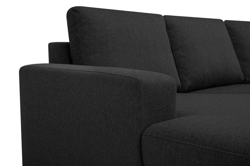 Crazy 4-sits Högervänd U-formad Large Soffa med Divan och Schäslong i Tyg - Antracit - Products - Möbler - Soffa - Divansoffa & schäslongsoffa - 4 sits soffa med divan