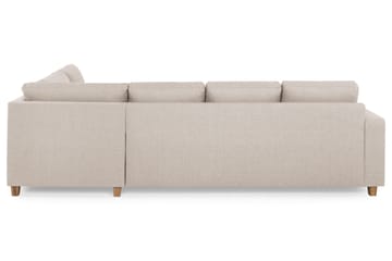 Crazy 4-sits Högervänd U-formad Large Soffa med Divan och Schäslong i Tyg - Beige - Products - Möbler - Soffa - Divansoffa & schäslongsoffa - 4 sits soffa med divan