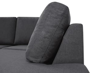 Crazy 4-sits Högervänd U-formad Large Soffa med Divan och Schäslong i Tyg - Mörkgrå - Products - Möbler - Soffa - Divansoffa & schäslongsoffa - 4 sits soffa med divan