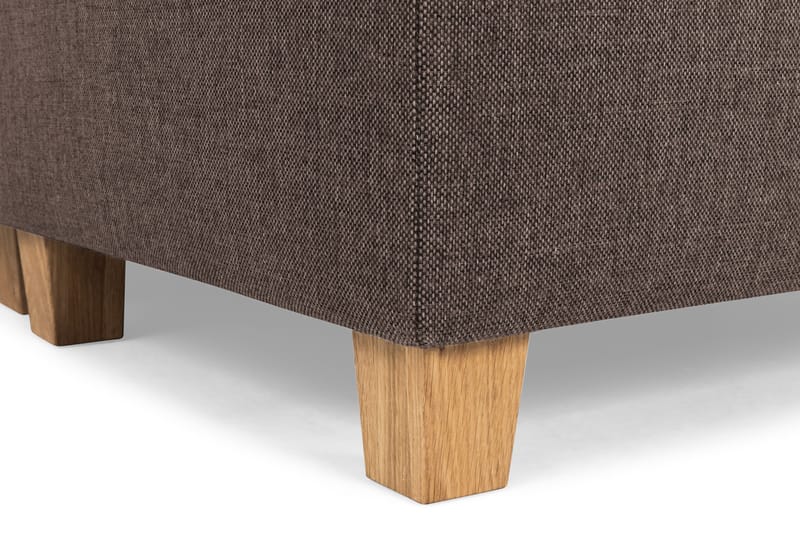 Crazy 4-sits Högervänd U-formad Small Soffa med Divan och Schäslong i Tyg - Brun - Products - Möbler - Soffa - Divansoffa & schäslongsoffa - 3 sits soffa med divan