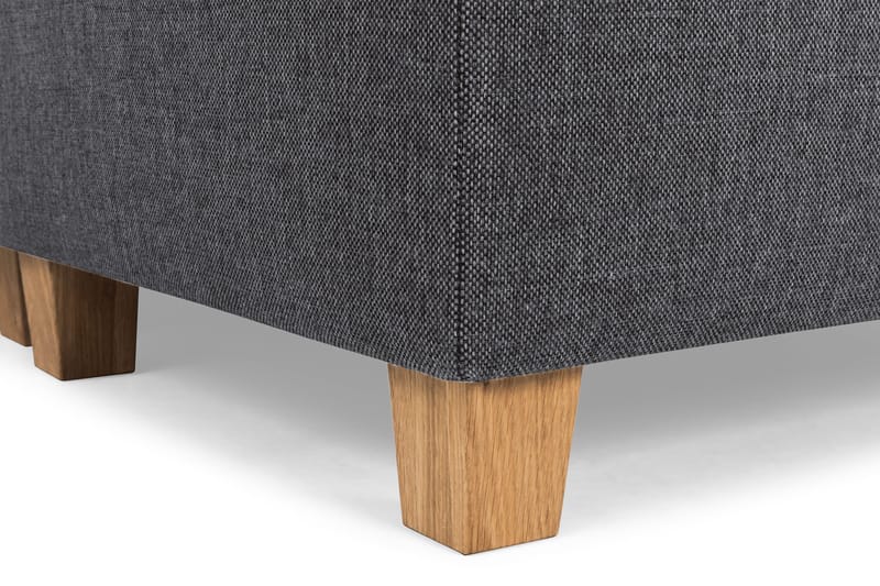 Crazy 4-sits Högervänd U-formad Small Soffa med Divan och Schäslong i Tyg - Mörkgrå - Products - Möbler - Soffa - Divansoffa & schäslongsoffa - 3 sits soffa med divan