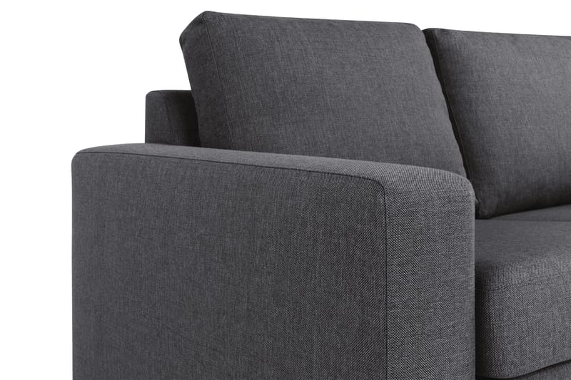 Crazy 4-sits Vändbar L-formad Divansoffa i Tyg - Mörkgrå - Products - Möbler - Soffa - Divansoffa & schäslongsoffa - 4 sits soffa med divan