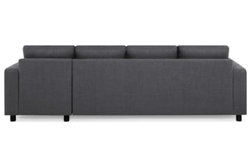Crazy 4-sits Vändbar L-formad Divansoffa i Tyg - Mörkgrå - Products - Möbler - Soffa - Divansoffa & schäslongsoffa - 4 sits soffa med divan