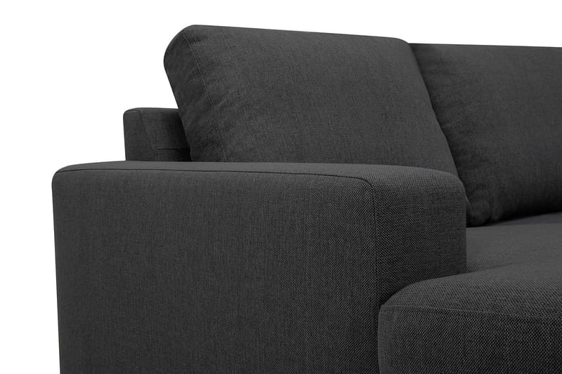 Crazy 4-sits Vändbar L-formad Divansoffa i Tyg - Mörkgrå - Products - Möbler - Soffa - Divansoffa & schäslongsoffa - 4 sits soffa med divan