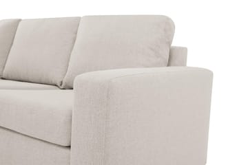Crazy 4-sits Vänstervänd L-formad Schäslongsoffa i Tyg - Beige - Products - Möbler - Soffa - Divansoffa & schäslongsoffa - 3 sits soffa med divan