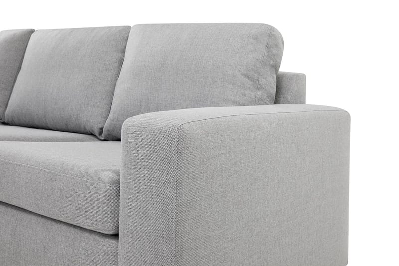 Crazy 4-sits Vänstervänd L-formad Schäslongsoffa i Tyg - Grå - Products - Möbler - Soffa - Divansoffa & schäslongsoffa - 3 sits soffa med divan