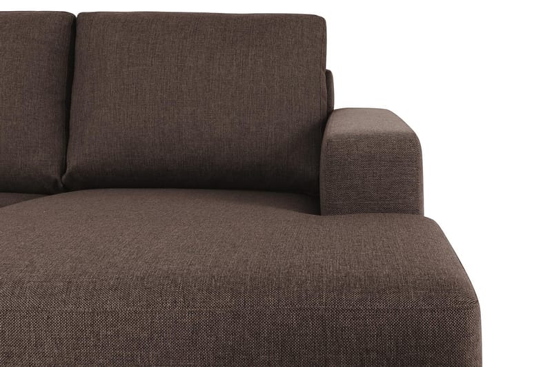 Crazy 4-sits Vänstervänd U-formad Large Soffa med Divan och Schäslong i Tyg - Brun - Products - Möbler - Soffa - Divansoffa & schäslongsoffa - 4 sits soffa med divan
