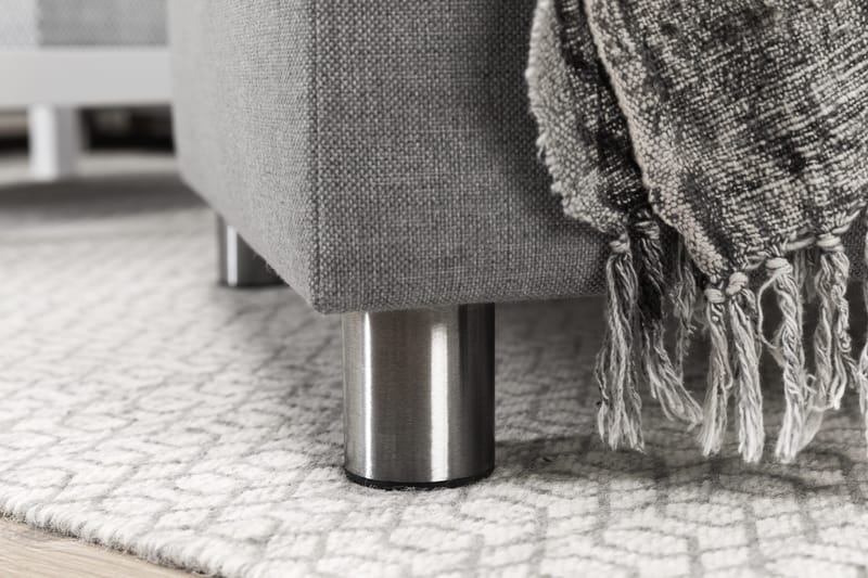 Crazy 4-sits Vänstervänd U-formad Large Soffa med Divan och Schäslong i Tyg - Grå - Products - Möbler - Soffa - Divansoffa & schäslongsoffa - 4 sits soffa med divan