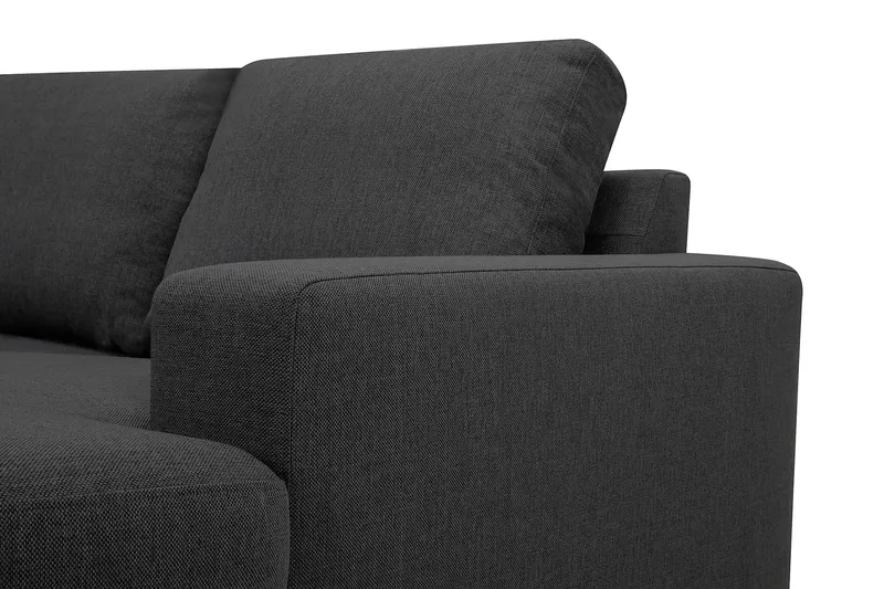 Crazy 4-sits Vänstervänd U-formad Large Soffa med Divan och Schäslong i Tyg - Mörkgrå - Products - Möbler - Soffa - Divansoffa & schäslongsoffa - 4 sits soffa med divan
