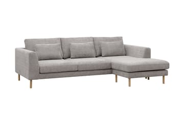 Florenz 3-sits Soffa med Divan Höger - Ljusgrå - Products - Möbler - Soffa - Divansoffa & schäslongsoffa - 3 sits soffa med divan