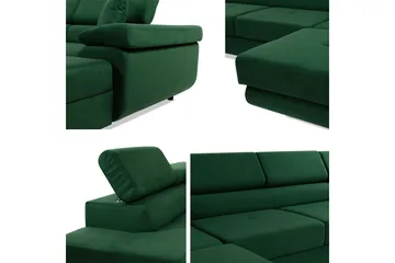 Gabina Soffa med Divan och Schäslong 4-sits - Grå - Products - Möbler - Soffa - Divansoffa & schäslongsoffa - 4 sits soffa med divan