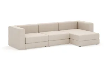 Hagblom 4-sits Divansoffa med Förvaring Vändbar - Beige - Products - Möbler - Soffa - Divansoffa & schäslongsoffa - 4 sits soffa med divan