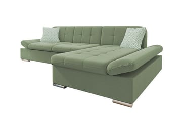 Kintore 3-sits Hörnsoffa Light green - Products - Möbler - Soffa - Divansoffa & schäslongsoffa - 3 sits soffa med divan