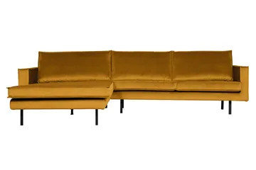 Lissbon Divansoffa Vänster - Ochre - Products - Möbler - Soffa - Divansoffa & schäslongsoffa - 3 sits soffa med divan