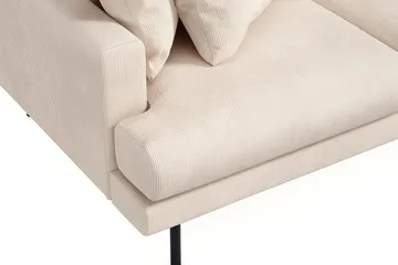 Menard 3-sits Högervänd L-formad Divansoffa i Manchester - Beige - Products - Möbler - Soffa - Divansoffa & schäslongsoffa - 3 sits soffa med divan