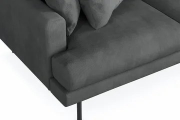 Menard 3-sits Högervänd L-formad Divansoffa i Manchester - Grå - Products - Möbler - Soffa - Divansoffa & schäslongsoffa - 3 sits soffa med divan