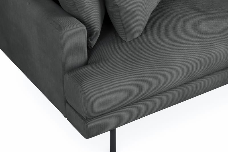 Menard 4-sits Högervänd L-formad Divansoffa i Manchester - Grå - Products - Möbler - Soffa - Divansoffa & schäslongsoffa - 4 sits soffa med divan