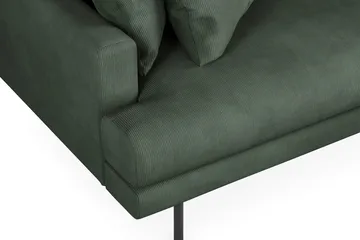 Menard 4-sits Högervänd L-formad Divansoffa i Manchester - Grön - Products - Möbler - Soffa - Divansoffa & schäslongsoffa - 4 sits soffa med divan