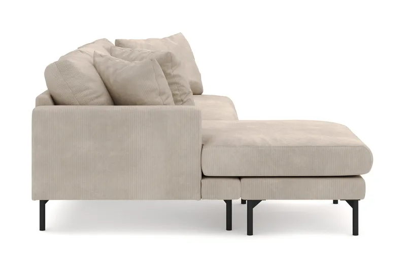 Menard 4-sits Vänstervänd L-formad Djup Divansoffa i Manchester - Greige - Products - Möbler - Soffa - Divansoffa & schäslongsoffa - 4 sits soffa med divan
