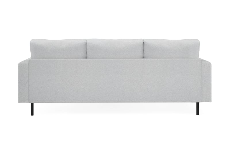 Menard Compact 3-sits Högervänd L-formad Divansoffa i Tyg - Ljusgrå - Products - Möbler - Soffa - Divansoffa & schäslongsoffa - 3 sits soffa med divan