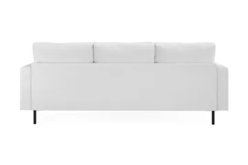 Menard Compact 3-sits Vänstervänd L-formad Divansoffa i Bouclé - Vit - Products - Möbler - Soffa - Divansoffa & schäslongsoffa - 3 sits soffa med divan
