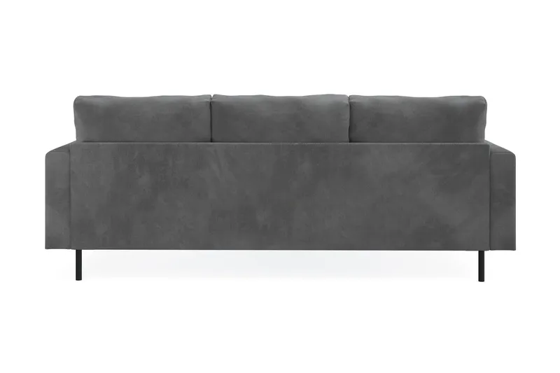 Menard Compact 3-sits Vänstervänd L-formad Divansoffa i Manchester - Grå - Products - Möbler - Soffa - Divansoffa & schäslongsoffa - 3 sits soffa med divan