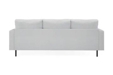 Menard Compact 3-sits Vänstervänd L-formad Divansoffa i Tyg - Ljusgrå - Products - Möbler - Soffa - Divansoffa & schäslongsoffa - 3 sits soffa med divan
