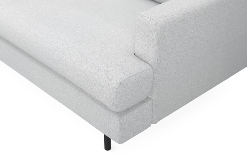 Menard Compact 3-sits Vänstervänd L-formad Divansoffa i Tyg - Ljusgrå - Products - Möbler - Soffa - Divansoffa & schäslongsoffa - 3 sits soffa med divan