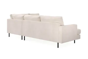 Menard Compact 4-sits Högervänd L-formad Schäslongsoffa i Manchester - Beige - Products - Möbler - Soffa - Divansoffa & schäslongsoffa - 4 sits soffa med divan