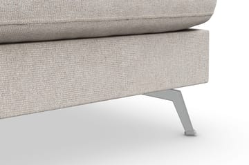 Ocean Lyx 4-sits Högervänd L-formad Schäslongsoffa i Tyg - Beige - Products - Möbler - Soffa - Divansoffa & schäslongsoffa - 4 sits soffa med divan