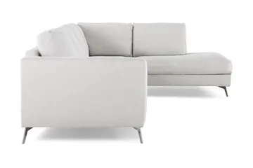 Ocean Lyx 4-sits Högervänd L-formad Schäslongsoffa i Tyg - Ljusgrå - Products - Möbler - Soffa - Divansoffa & schäslongsoffa - 4 sits soffa med divan