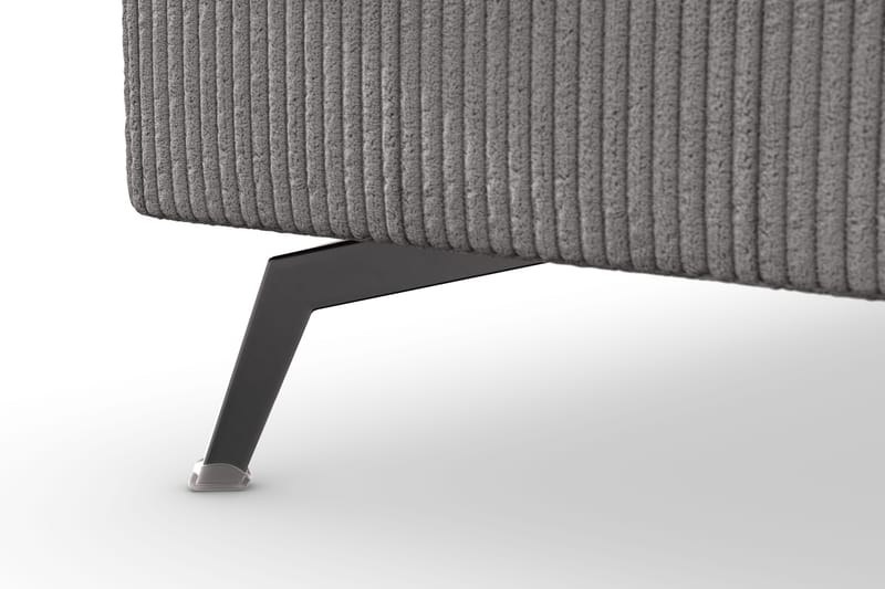 Ocean Lyx 4-sits Vänstervänd L-formad Schäslongsoffa i Manchester - Mörkgrå - Products - Möbler - Soffa - Divansoffa & schäslongsoffa - 4 sits soffa med divan