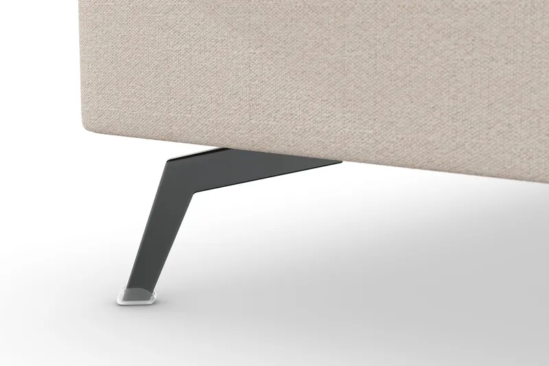 Ocean Lyx 4-sits Vänstervänd L-formad Schäslongsoffa i Tyg - Beige - Products - Möbler - Soffa - Divansoffa & schäslongsoffa - 4 sits soffa med divan
