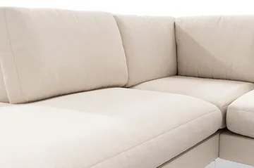 Ocean Lyx 4-sits Vänstervänd L-formad Schäslongsoffa i Tyg - Beige - Products - Möbler - Soffa - Divansoffa & schäslongsoffa - 4 sits soffa med divan