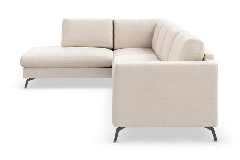 Ocean Lyx 4-sits Vänstervänd L-formad Schäslongsoffa i Tyg - Beige - Products - Möbler - Soffa - Divansoffa & schäslongsoffa - 4 sits soffa med divan