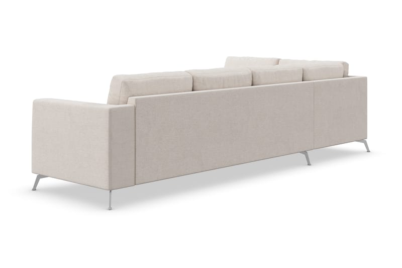 Ocean Lyx 4-sits Vänstervänd L-formad Schäslongsoffa i Tyg - Beige - Products - Möbler - Soffa - Divansoffa & schäslongsoffa - 4 sits soffa med divan