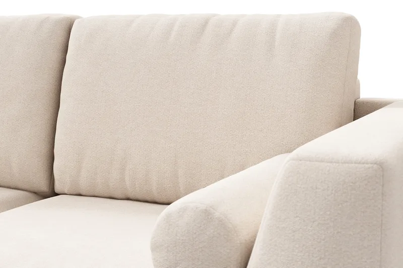 Ocean Lyx 4-sits Vänstervänd L-formad Schäslongsoffa i Tyg - Beige - Products - Möbler - Soffa - Divansoffa & schäslongsoffa - 4 sits soffa med divan