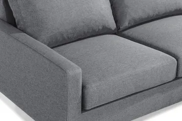 Peppe 3-sits Vändbar L-formad Divansoffa i Tyg - Ljusgrå - Products - Möbler - Soffa - Divansoffa & schäslongsoffa - 3 sits soffa med divan
