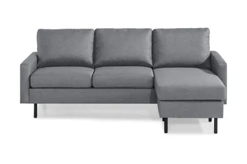 Peppe 3-sits Vändbar L-formad Divansoffa i Tyg - Ljusgrå - Products - Möbler - Soffa - Divansoffa & schäslongsoffa - 3 sits soffa med divan