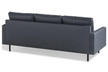 Peppe 3-sits Vändbar L-formad Divansoffa i Tyg - Mörkgrå - Products - Möbler - Soffa - Divansoffa & schäslongsoffa - 3 sits soffa med divan