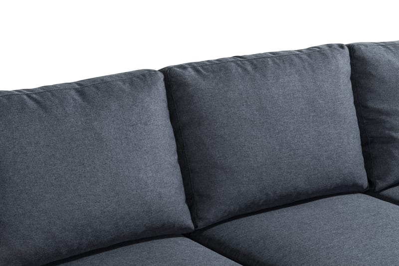 Peppe 4-sits Högervänd L-formad Schäslongsoffa i Tyg - Mörkgrå - Products - Möbler - Soffa - Divansoffa & schäslongsoffa - 4 sits soffa med divan