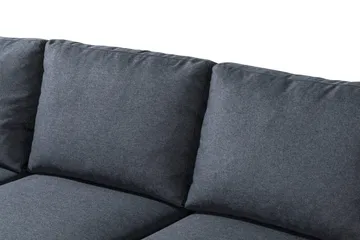 Peppe 4-sits Vänstervänd L-formad Schäslongsoffa i Tyg - Mörkgrå - Products - Möbler - Soffa - Divansoffa & schäslongsoffa - 4 sits soffa med divan